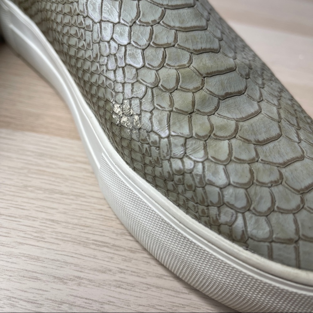 J Slides Ariana Platform Snake Taupe Sneaker Slide - image 5